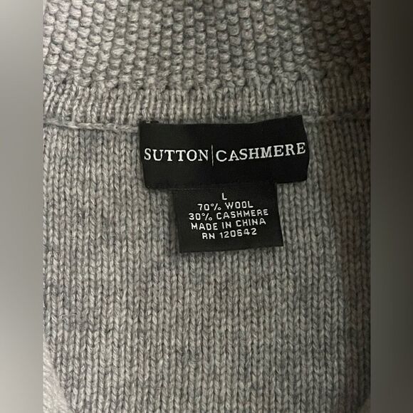 Sutton Cashmere Button Up Cardigan - Picture 3 of 4